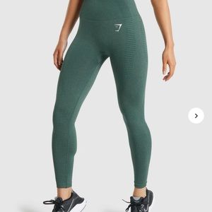BRAND NEW Gymshark Gymshark Vital Seamless 2.0 Leggings - Dark Green Marl XXL